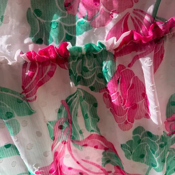 Draper James RSVP sleeveless floral print tiered maxi dress Size XXL - Picture 6 of 12